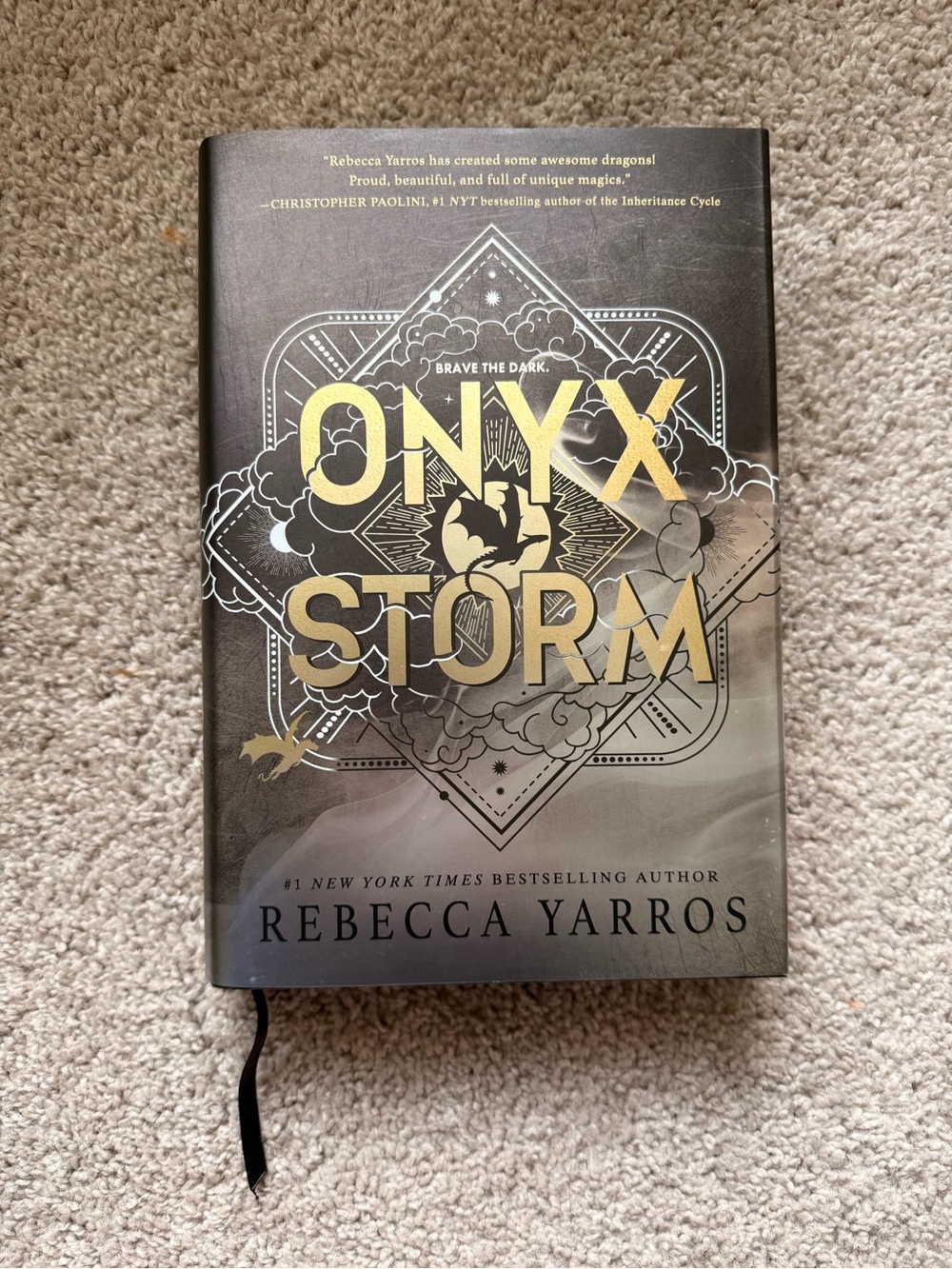 Target Exclusive Onyx & Storm Hardcover Book by Rebecca Yarros
